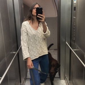 ZARA Cable Knit Sweater NWOT